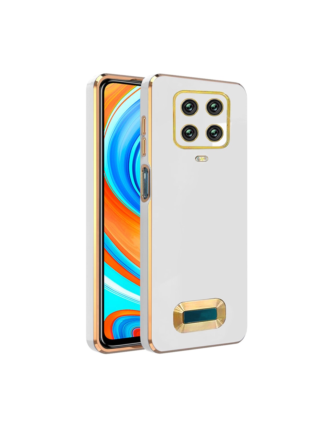 

KARWAN Sweat-Proof MI Note 9 Pro Phone Back Cover, White