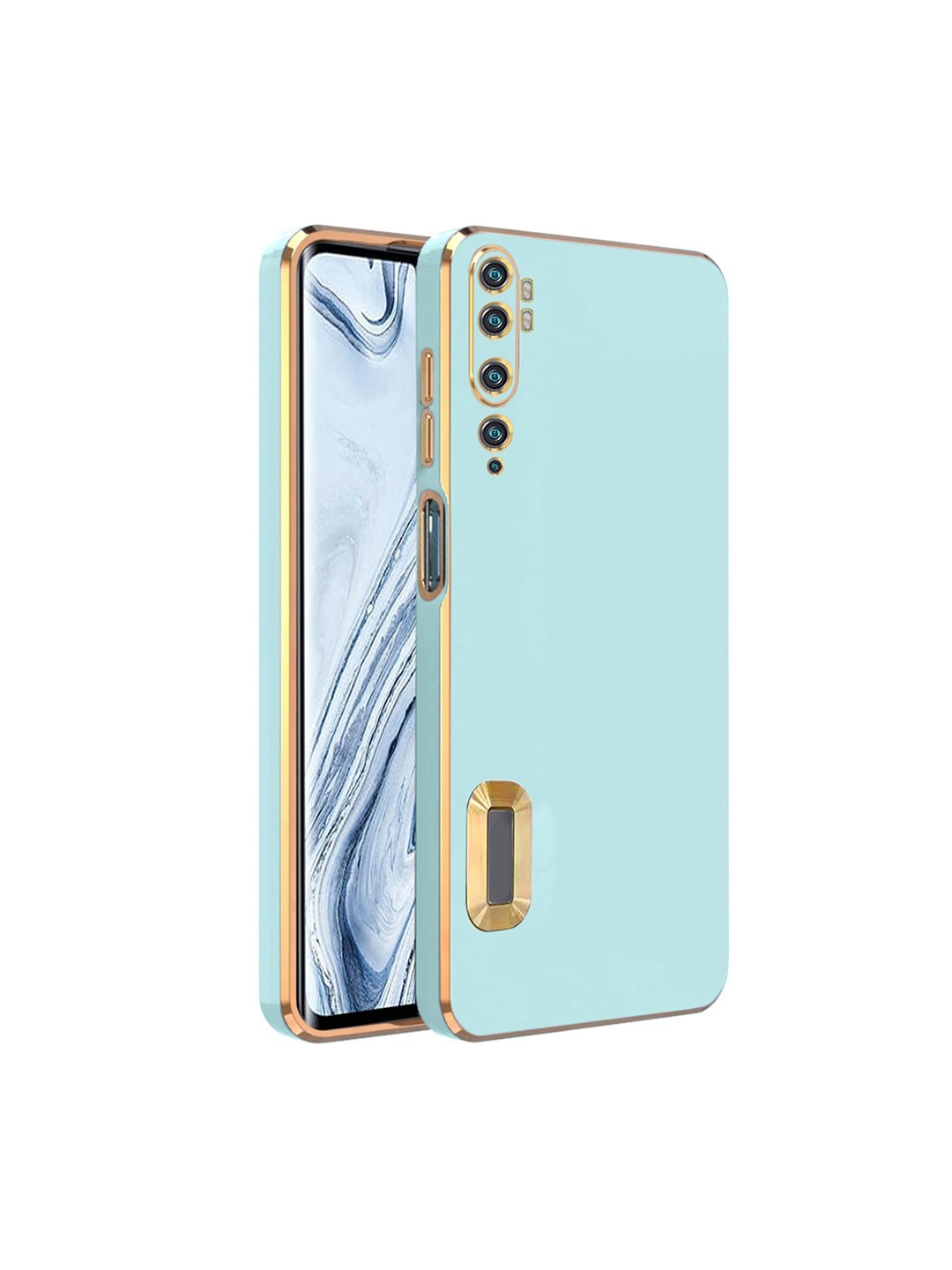 

Karwan Mi Note 10 Pro Camera Protection Phone Back Cover, Green