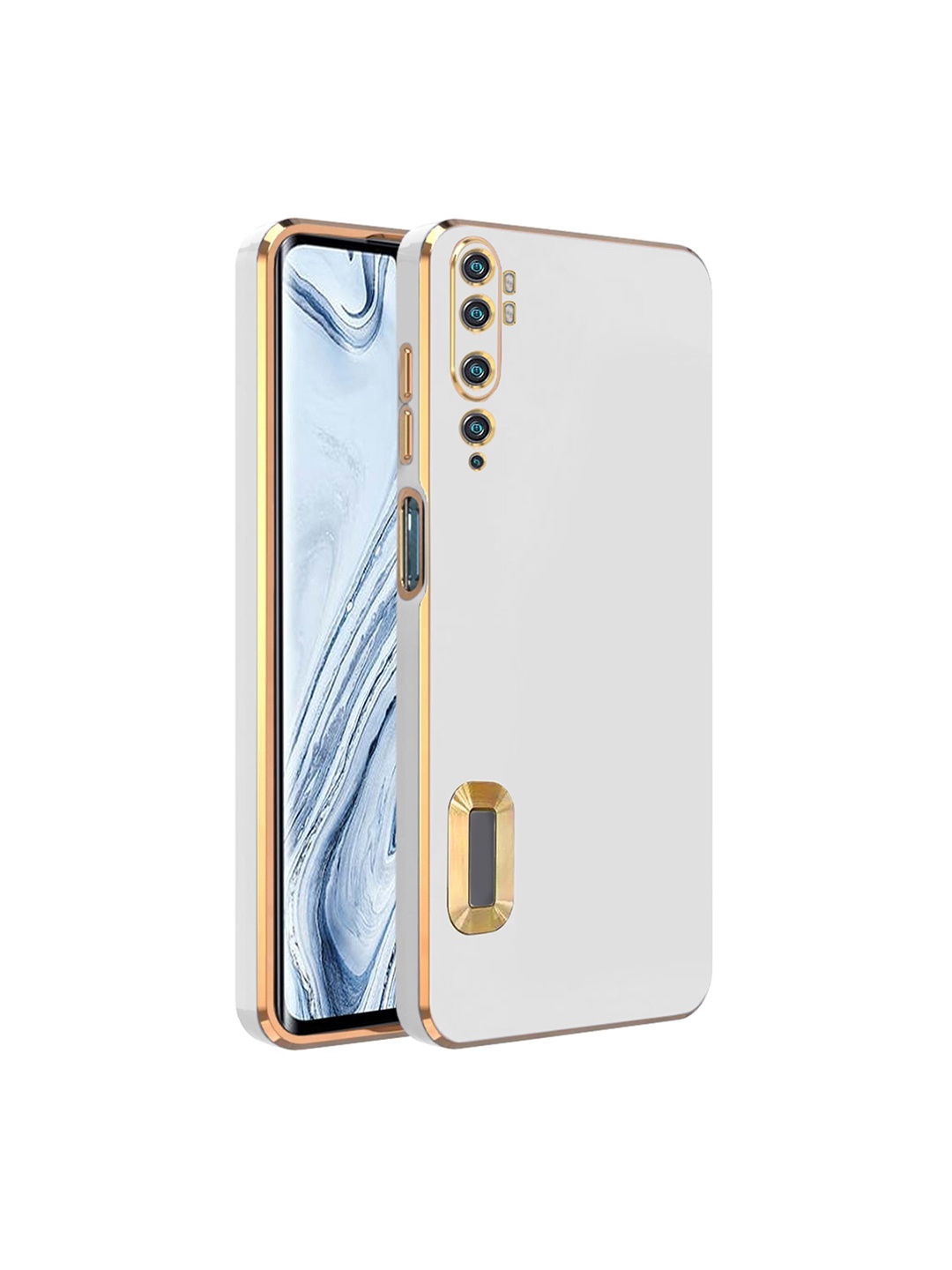 

Karwan MI NOTE 10 Pro Compatible Camera Protection Mobile Case, White