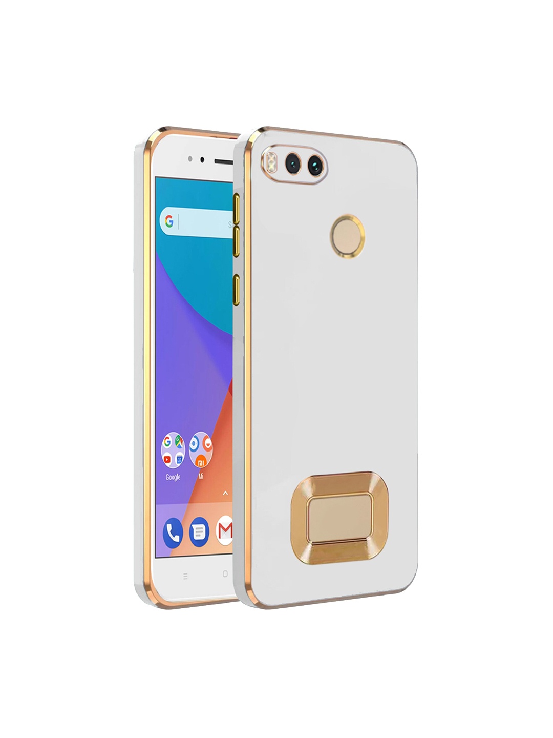 

Karwan Camera Protection MI A1 2022 Phone Back Cover, White