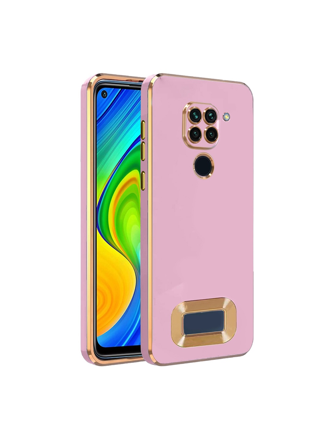 

Karwan MI NOTE 9 Compatible Camera Protection Mobile Case, Pink