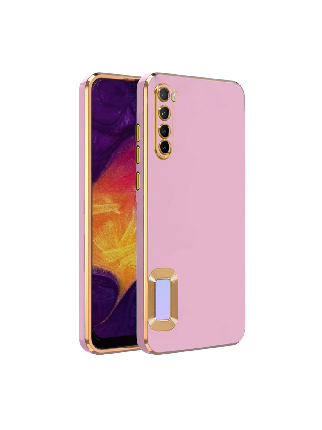 

Karwan Camera Protection Mi Note 8 Back Case, Pink