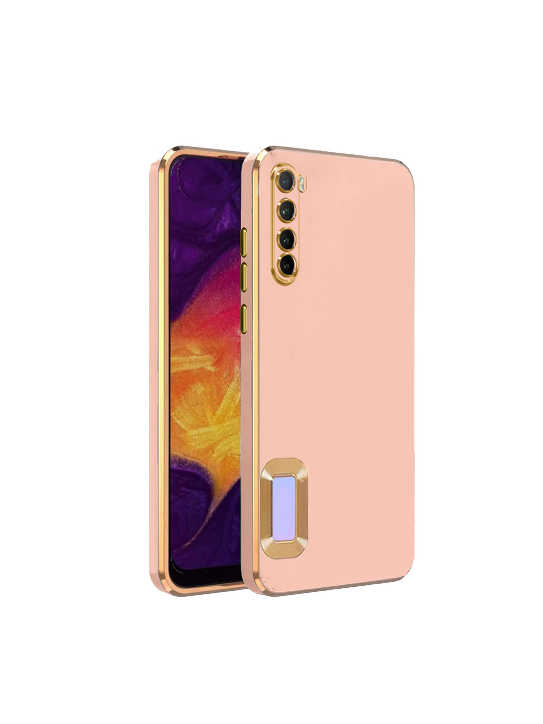 

Karwan Camera Protection MI Note 8 Phone Back Cover, Pink