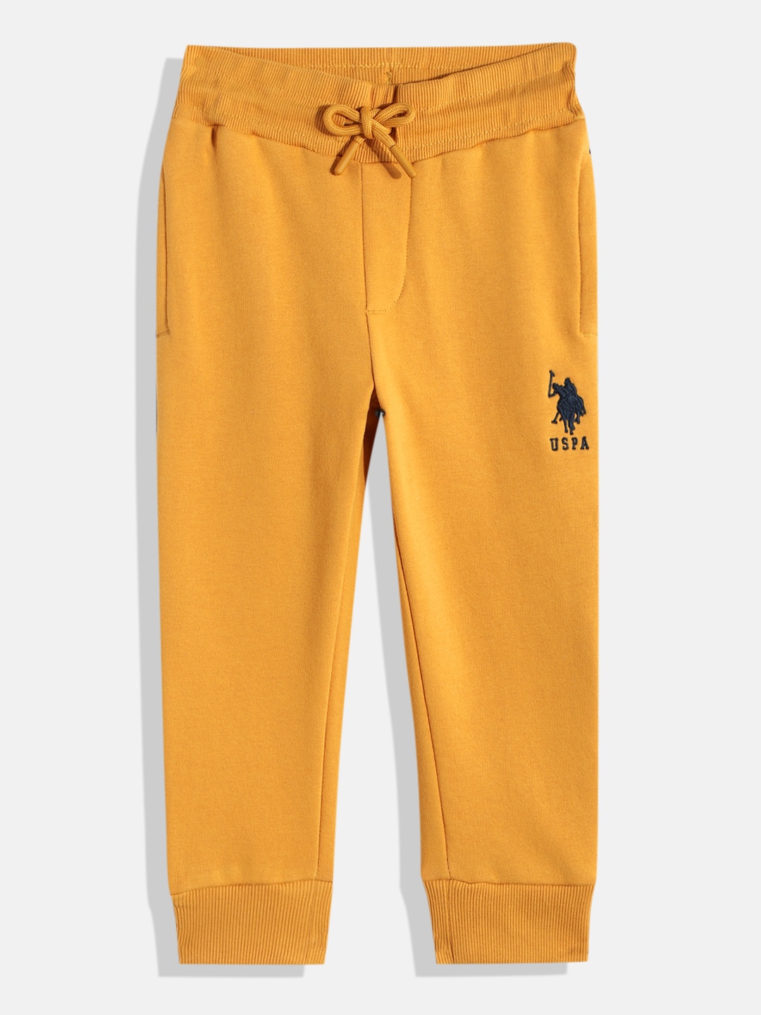 

U.S. Polo Assn. Kids Boys Joggers with Side Stripe, Mustard