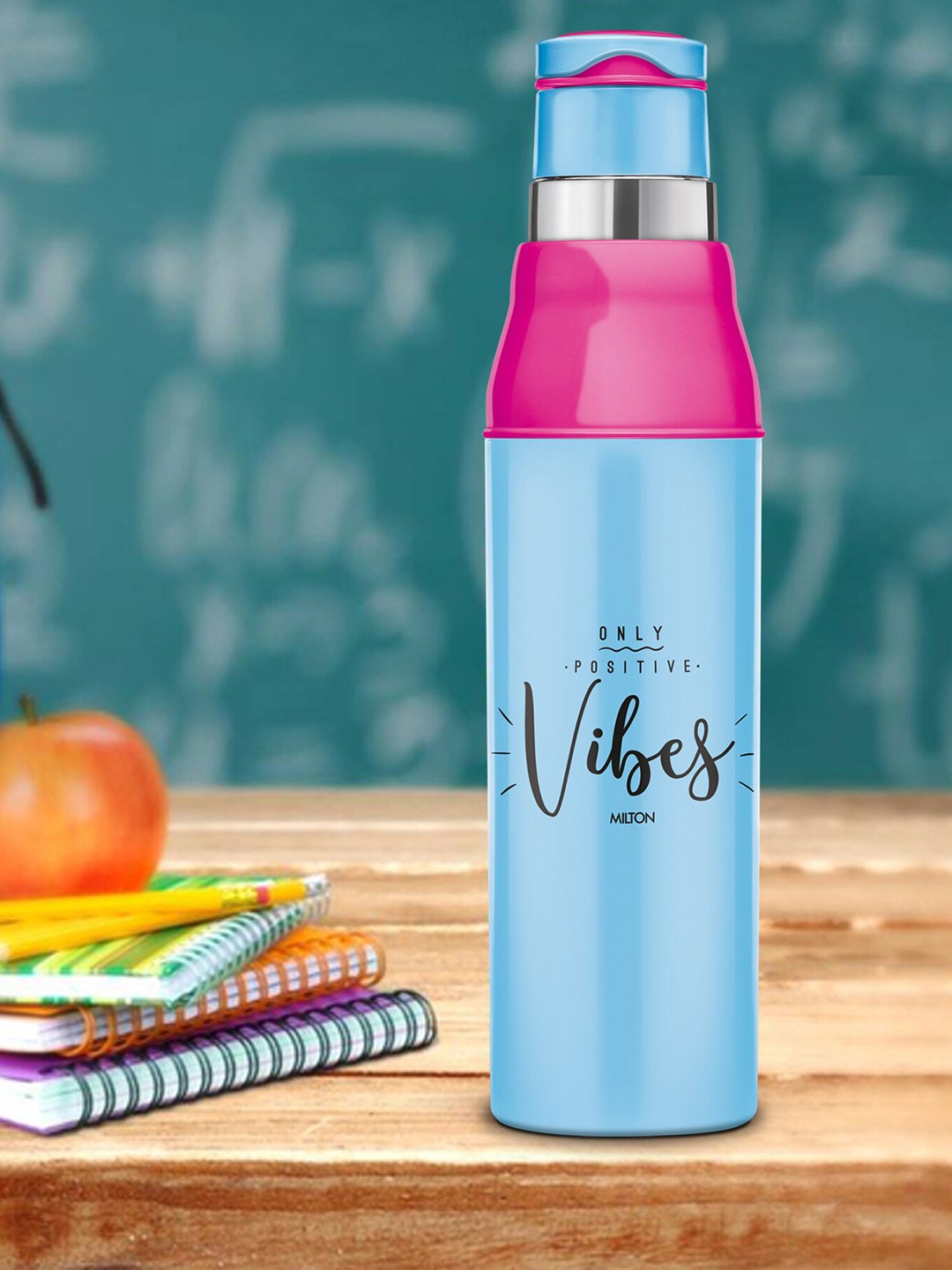 

Milton Kool Steelight 1000 Blue Inner Steel Insulated School Kids Bottle 810 ml