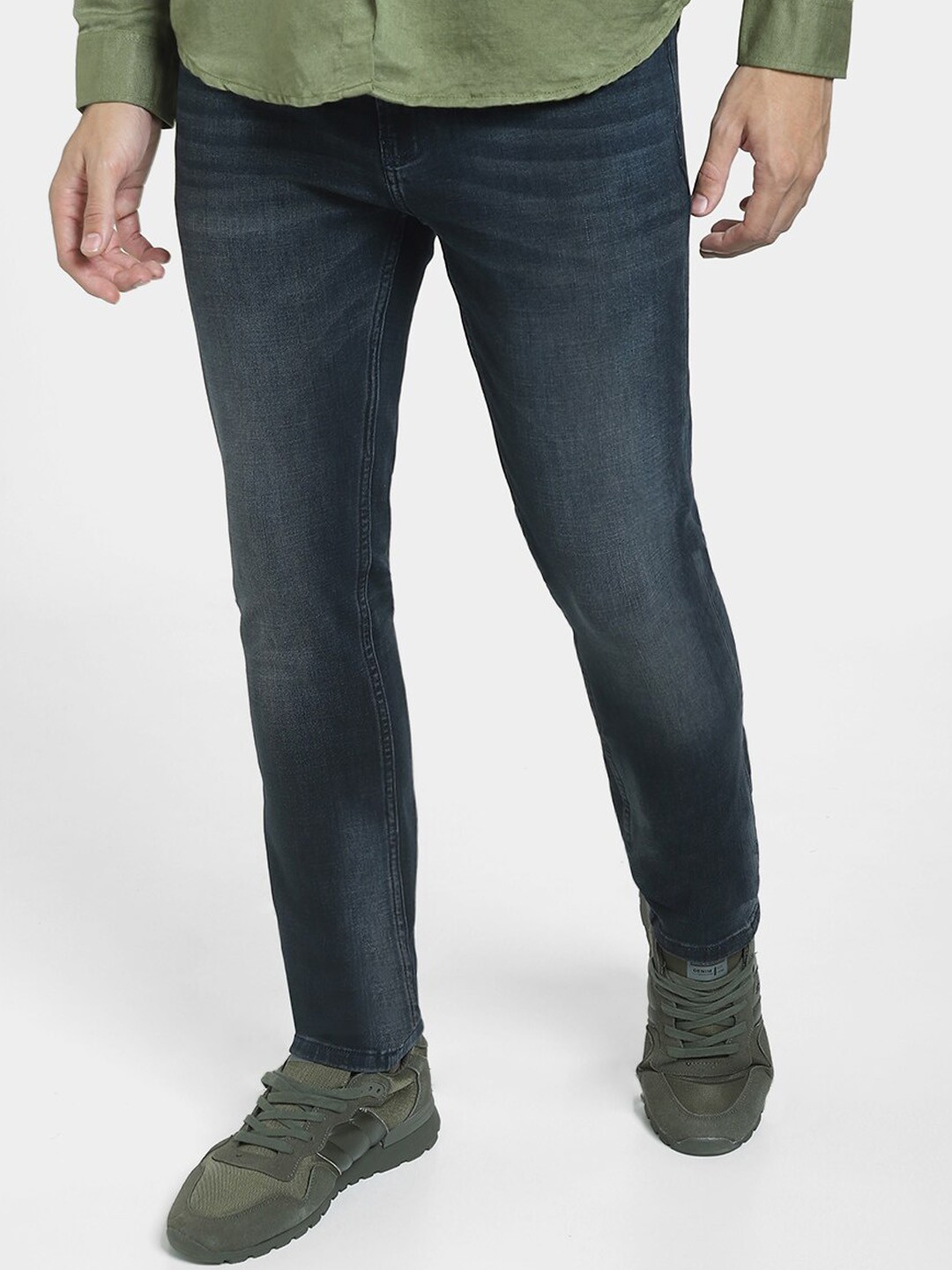 

Jack & Jones Men Blue Skinny Fit Low-Rise Stretchable Jeans