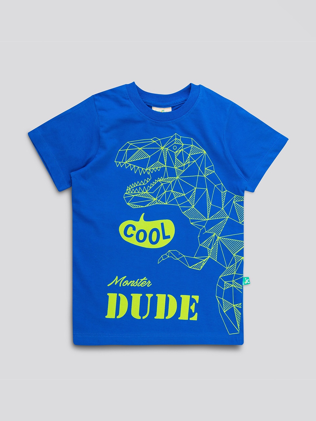 

JusCubs Boys Round Neck Graphic Printed Cotton T-shirt, Blue