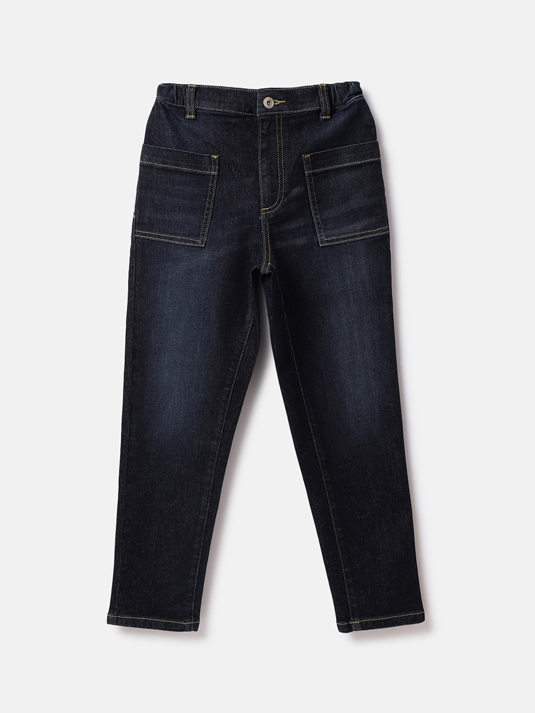 

United Colors of Benetton Boys Light Fade Stretchable Jeans, Blue