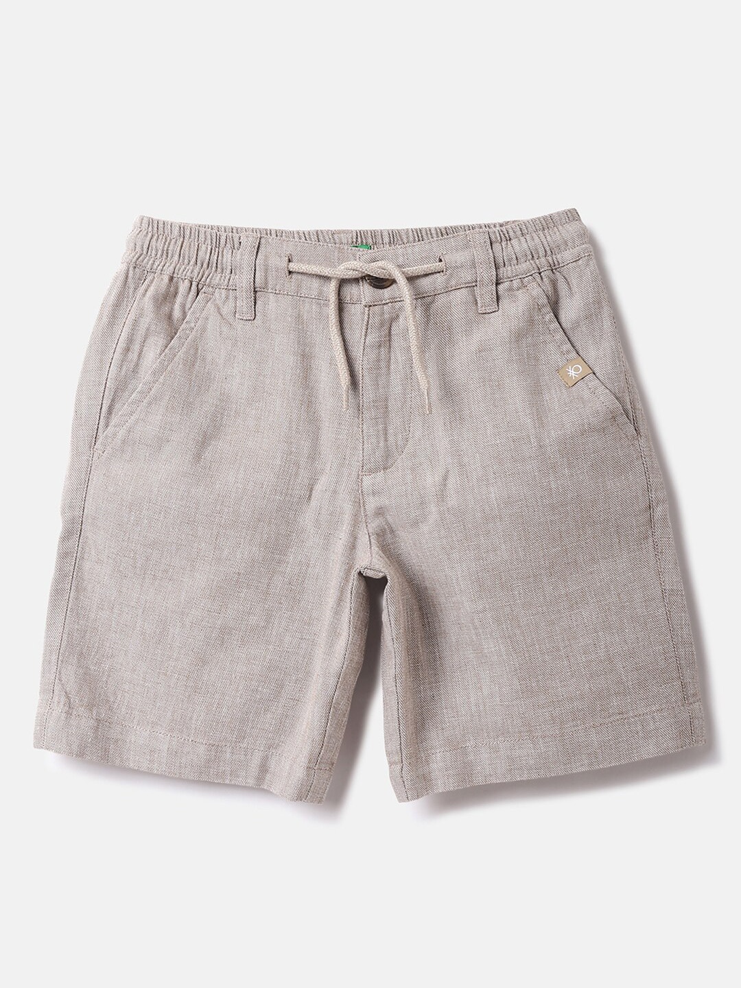 

United Colors of Benetton Boys Mid Rise Regular Length Boys Shorts, Beige