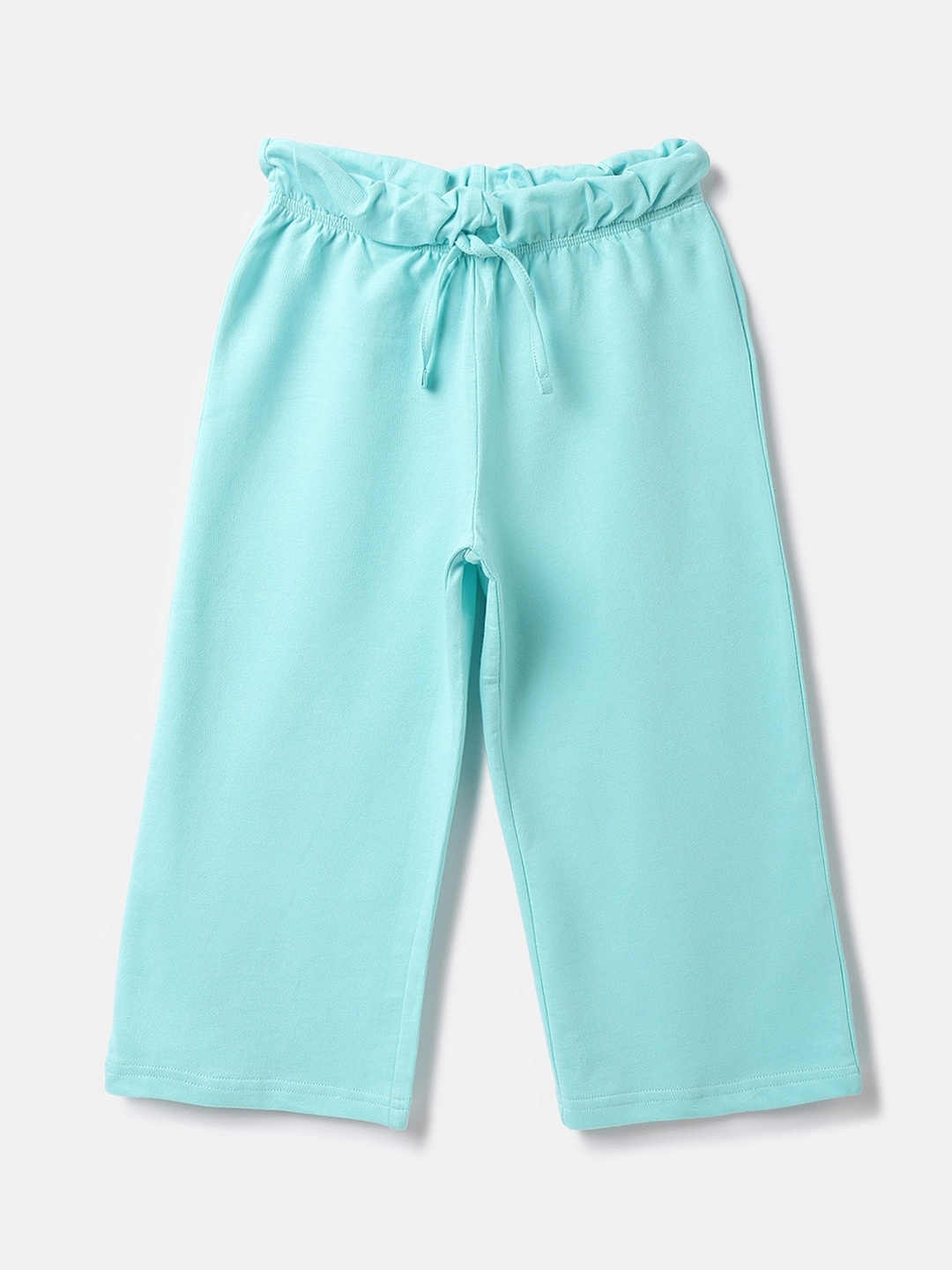 

United Colors of Benetton Girls Cotton Culottes Trousers, Blue