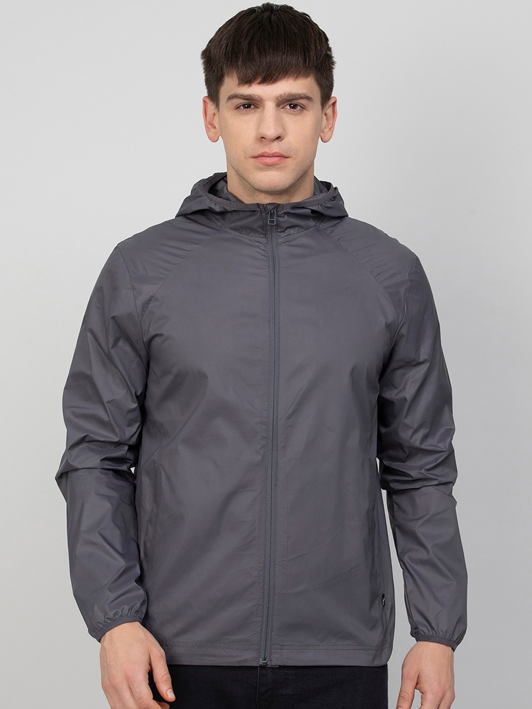 

Fame Forever by Lifestyle Men Hooded Sporty Jacket, Grey