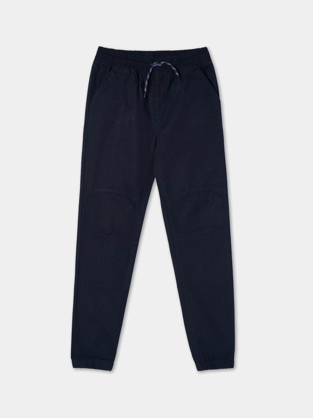 

R&B Boys Relaxed Mid-Rise Cotton Joggers, Blue