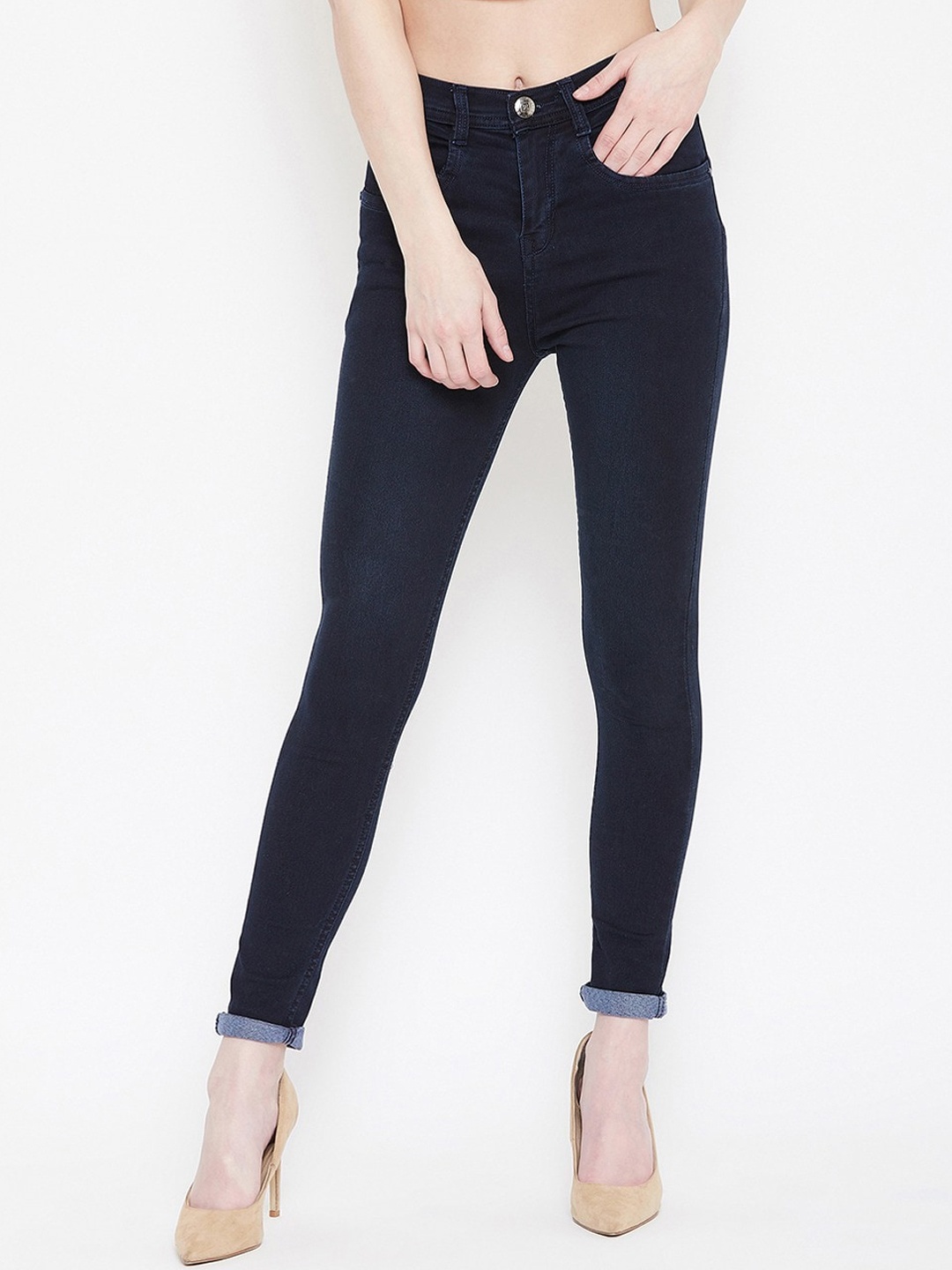 

Nifty Women Slim Fit High-Rise Stretchable Jeans, Blue