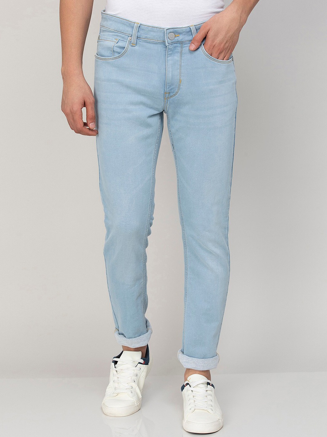 

Fame Forever by Lifestyle Men Cotton Regular Fit Jeans, Blue
