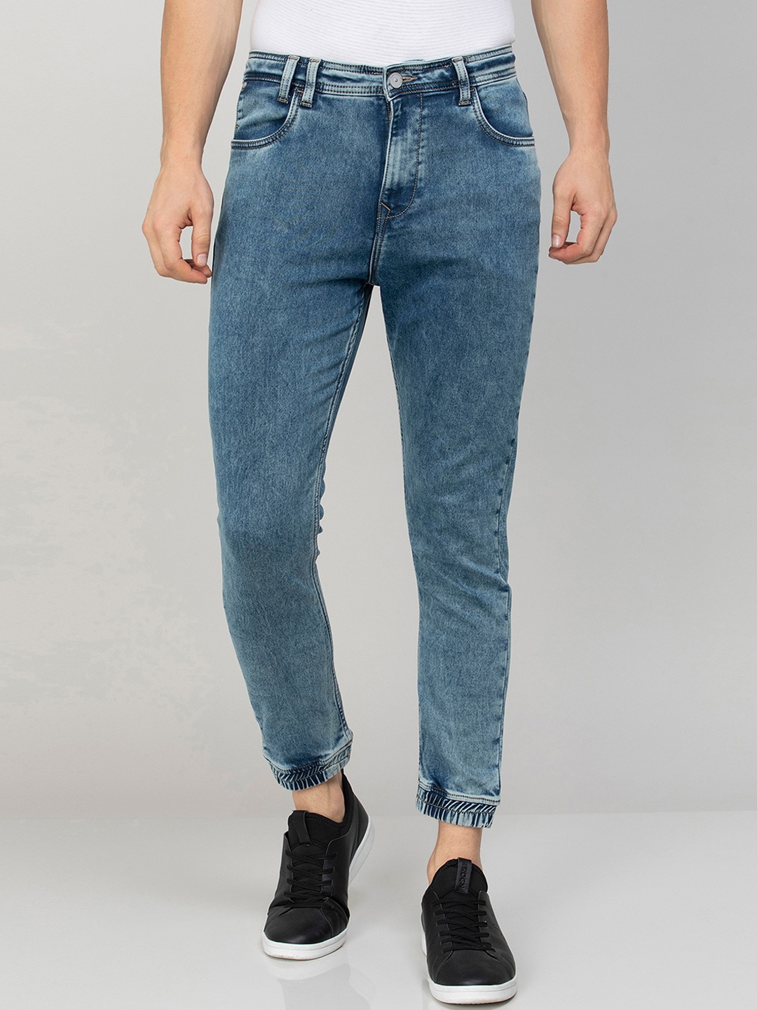 

Forca by Lifestyle Men Cotton Regular Fit Jeans, Blue
