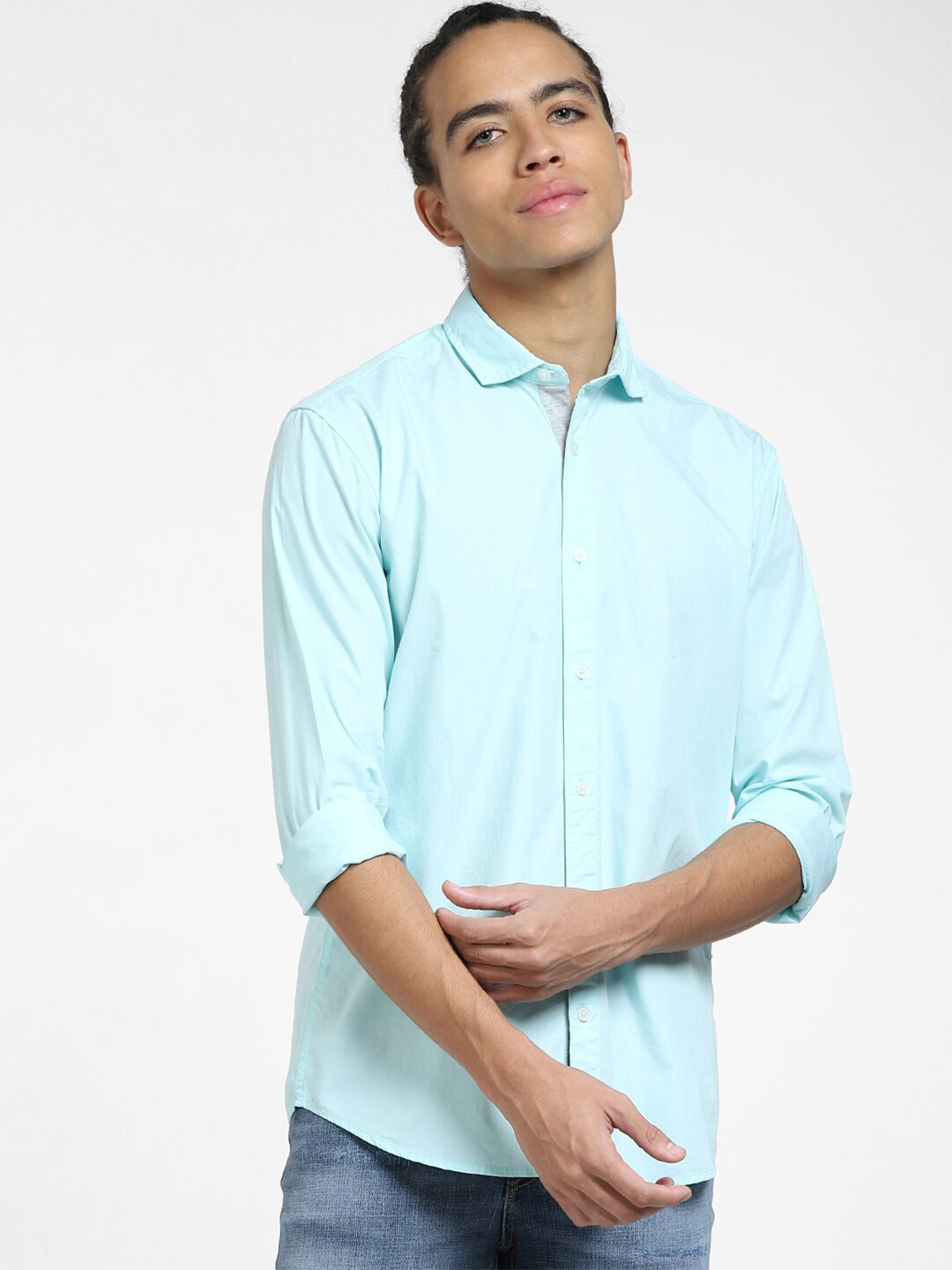 

Jack & Jones Cotton Casual Shirt, Blue