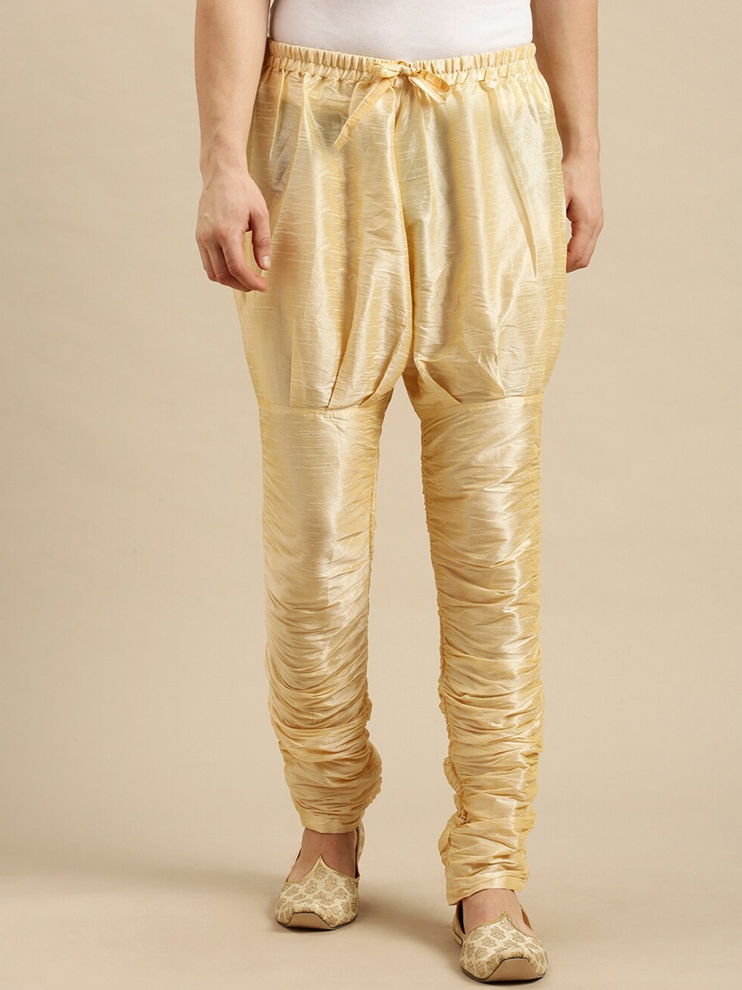 

Sanwara Men Art Silk Churidar, Beige