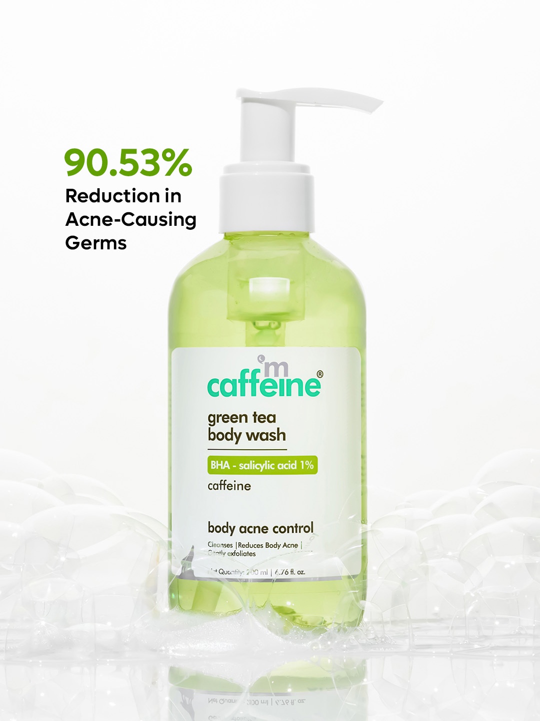 

MCaffeine Green Tea & 1% BHA Salicylic Acid Body Wash - 200 ml