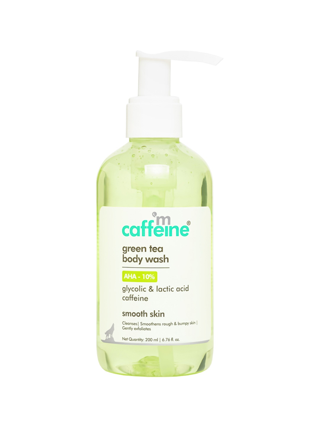 

MCaffeine Green Tea & 10% AHA Body Wash for Rough & Bumpy Skin - 200 ml