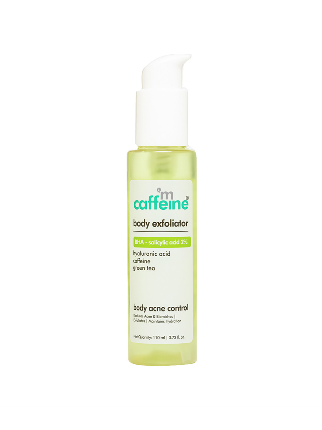 

MCaffeine BHA & 2% Salicylic Acid Body Exfoliator with Caffeine & Green Tea - 110ml