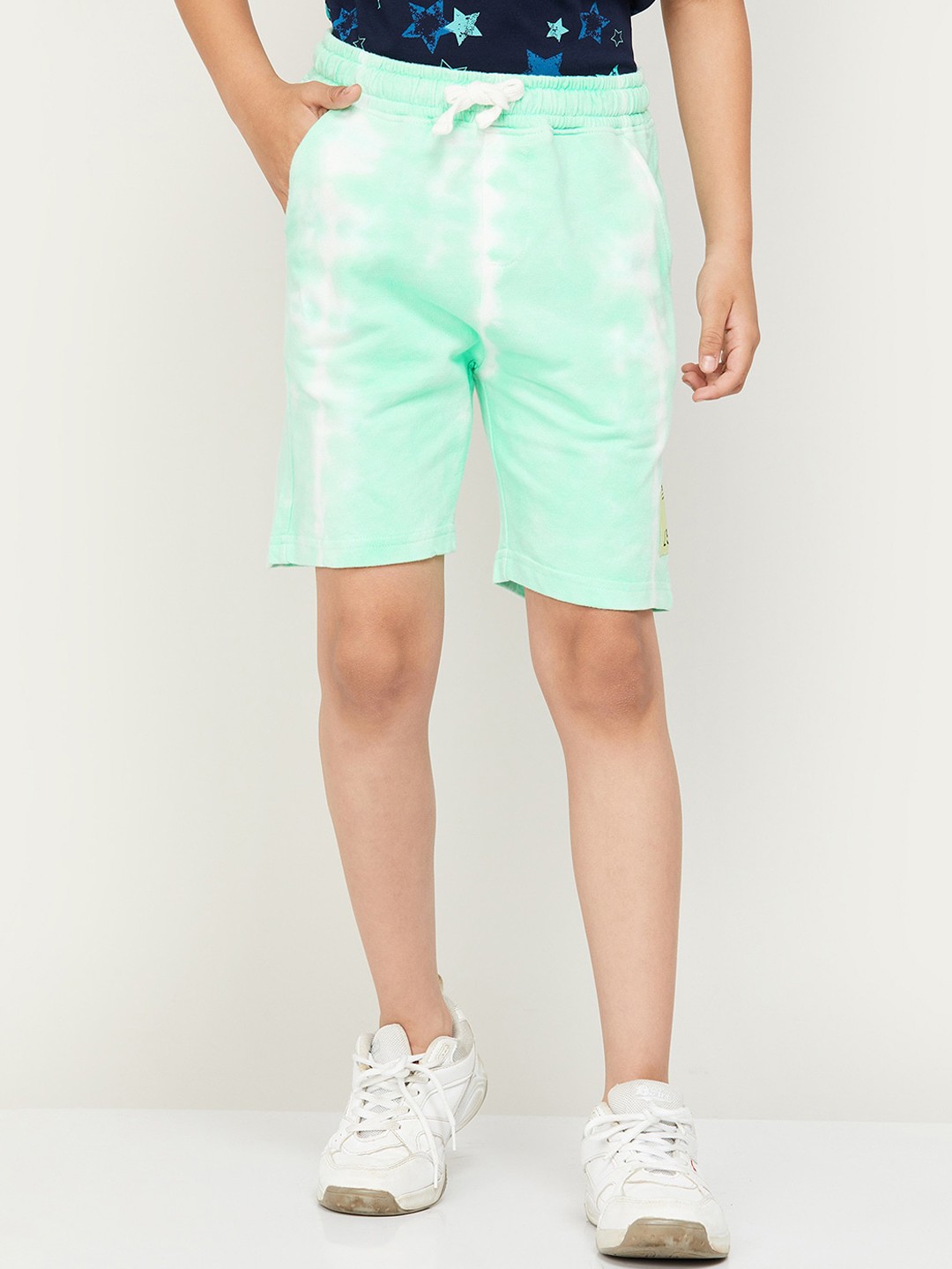 

Fame Forever by Lifestyle Boys Cotton Mid-Rise Shorts, Green