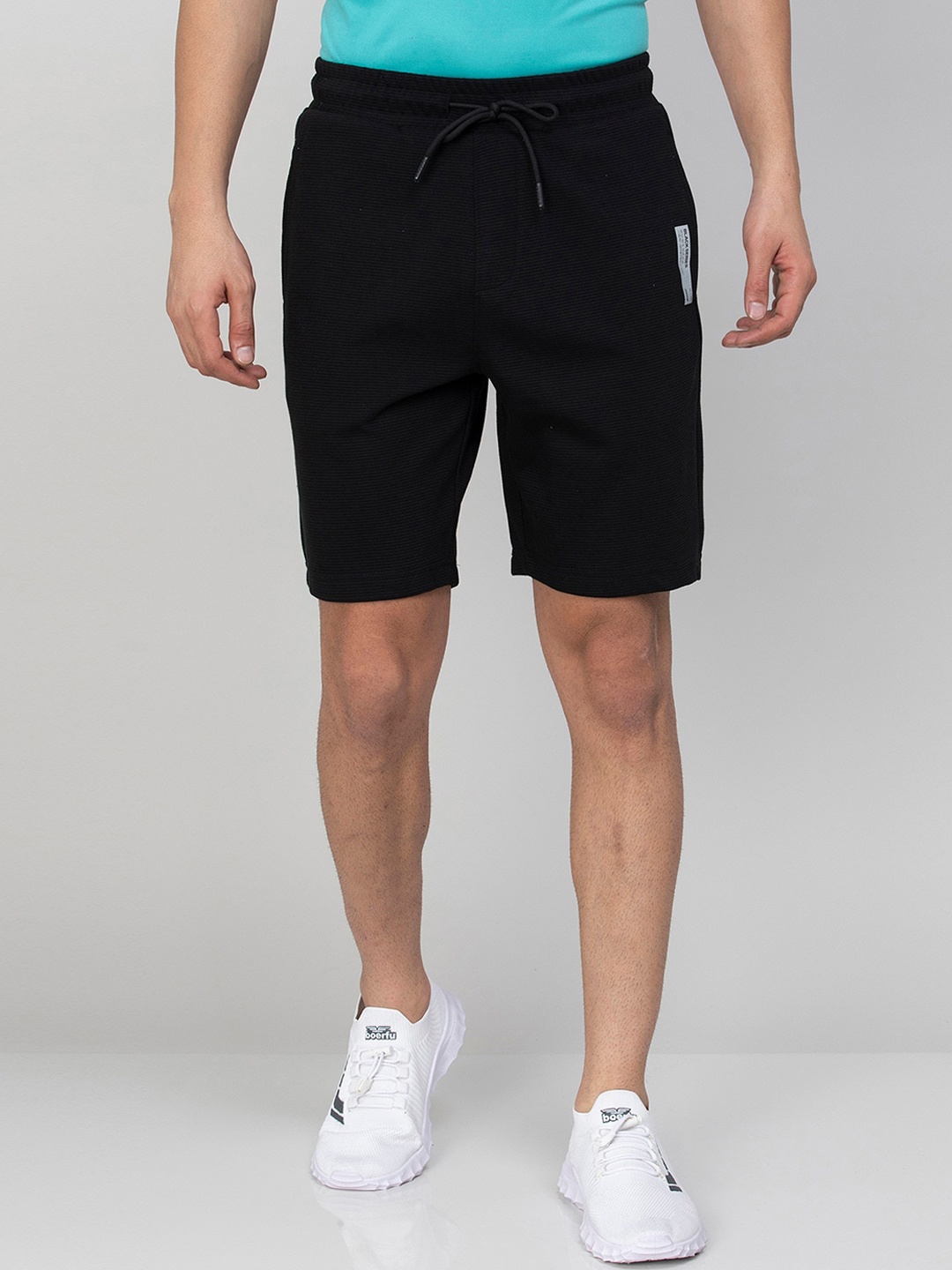 

Bossini Men Mid-Rise Sports Shorts, Black