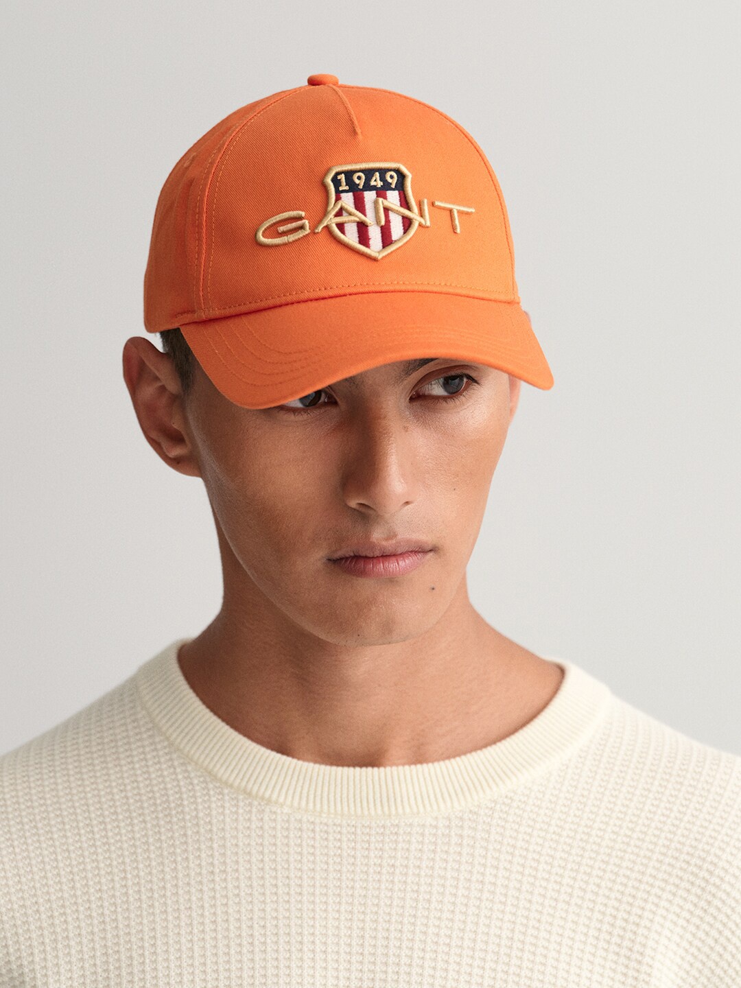 

GANT Men Embroidered Cotton Baseball Cap, Orange