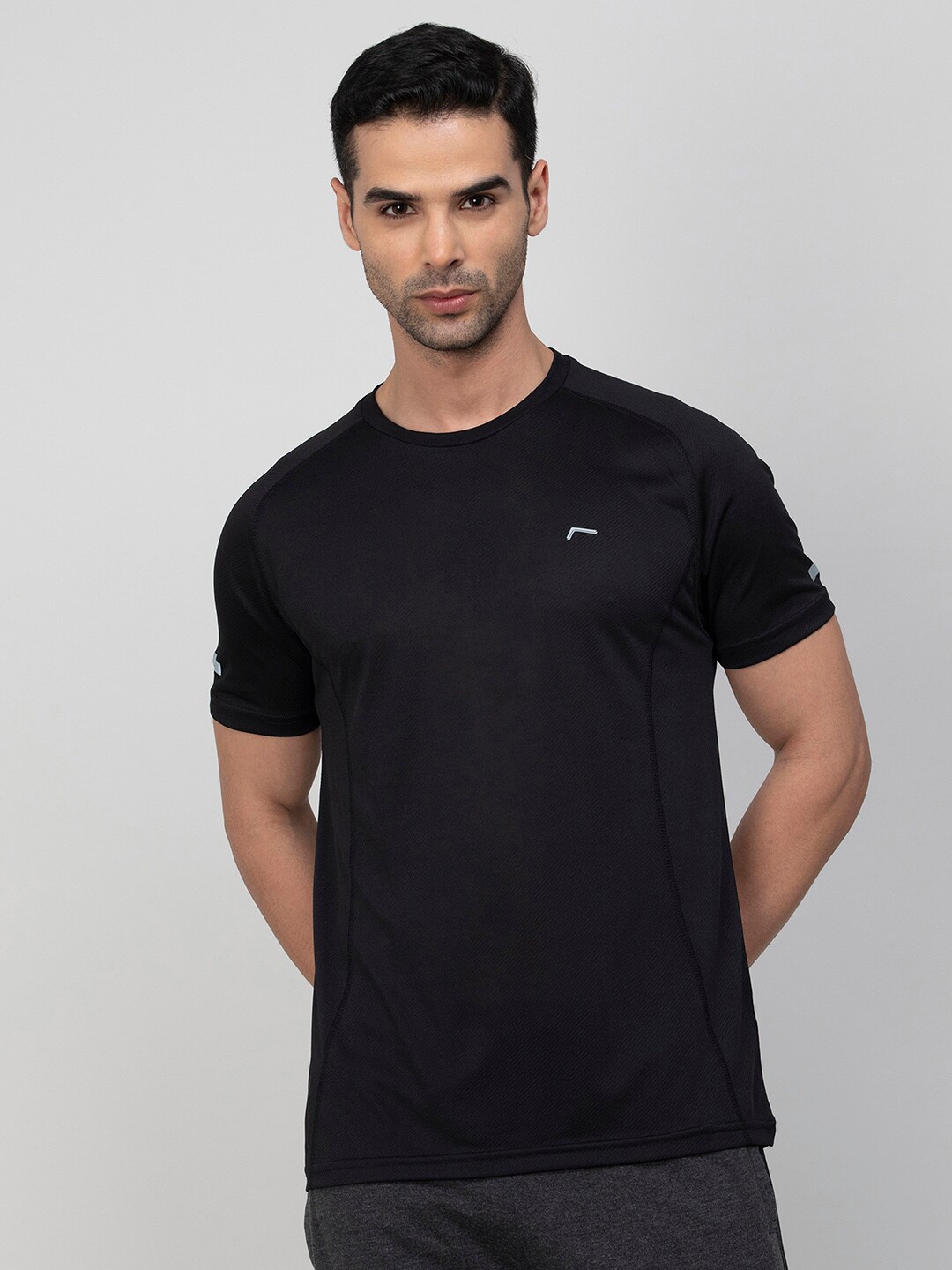 

Fame Forever by Lifestyle Raglan Sleeves Sports T-shirt, Black