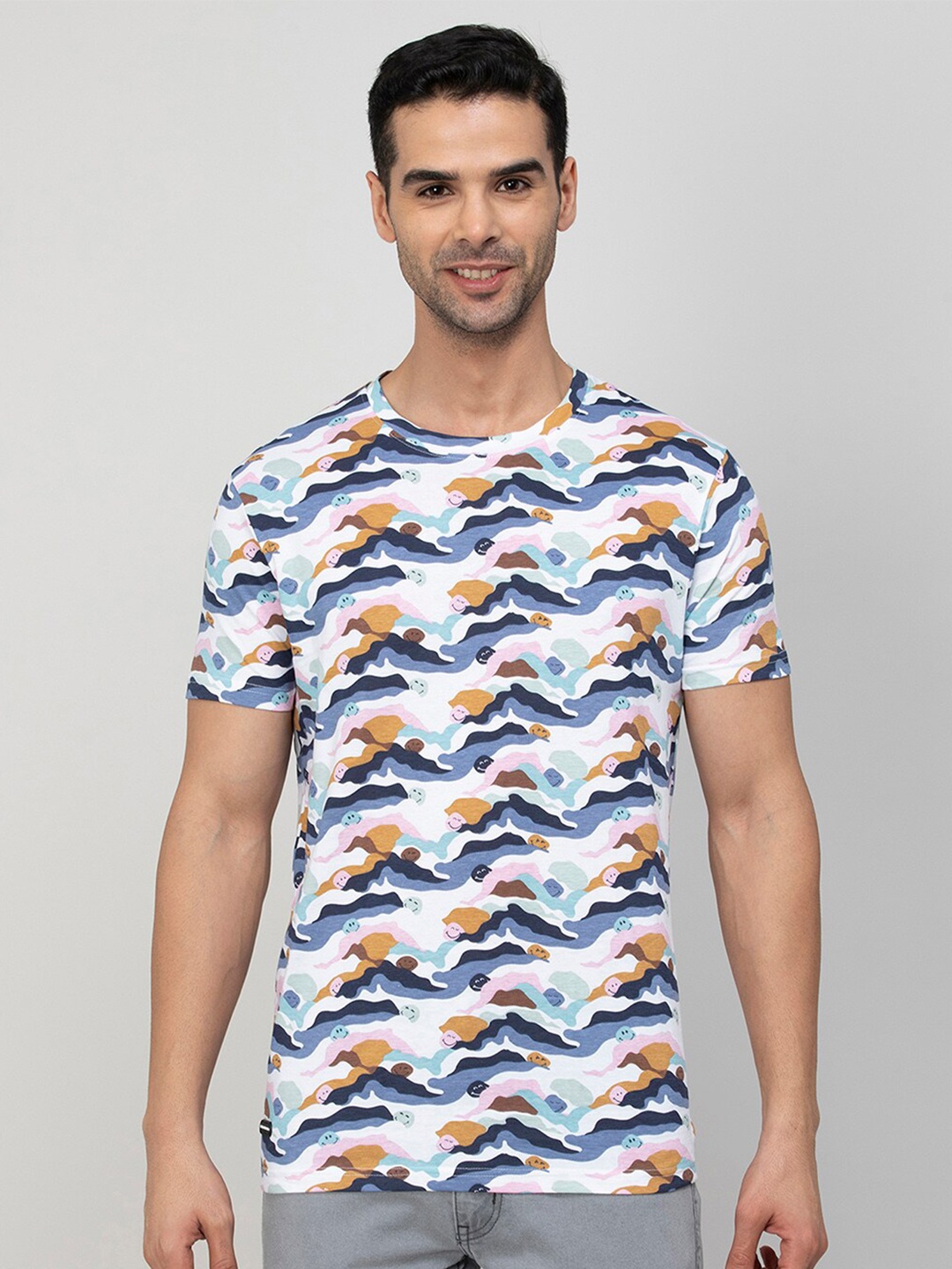 

Fame Forever by Lifestyle Graphic Printed Cotton T-shirt, White