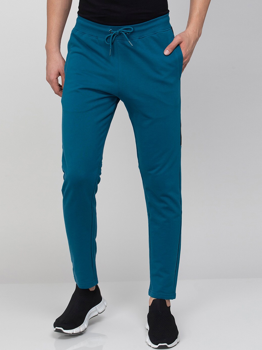

Fame Forever by Lifestyle Men Cotton Slim Fit Track Pants, Blue