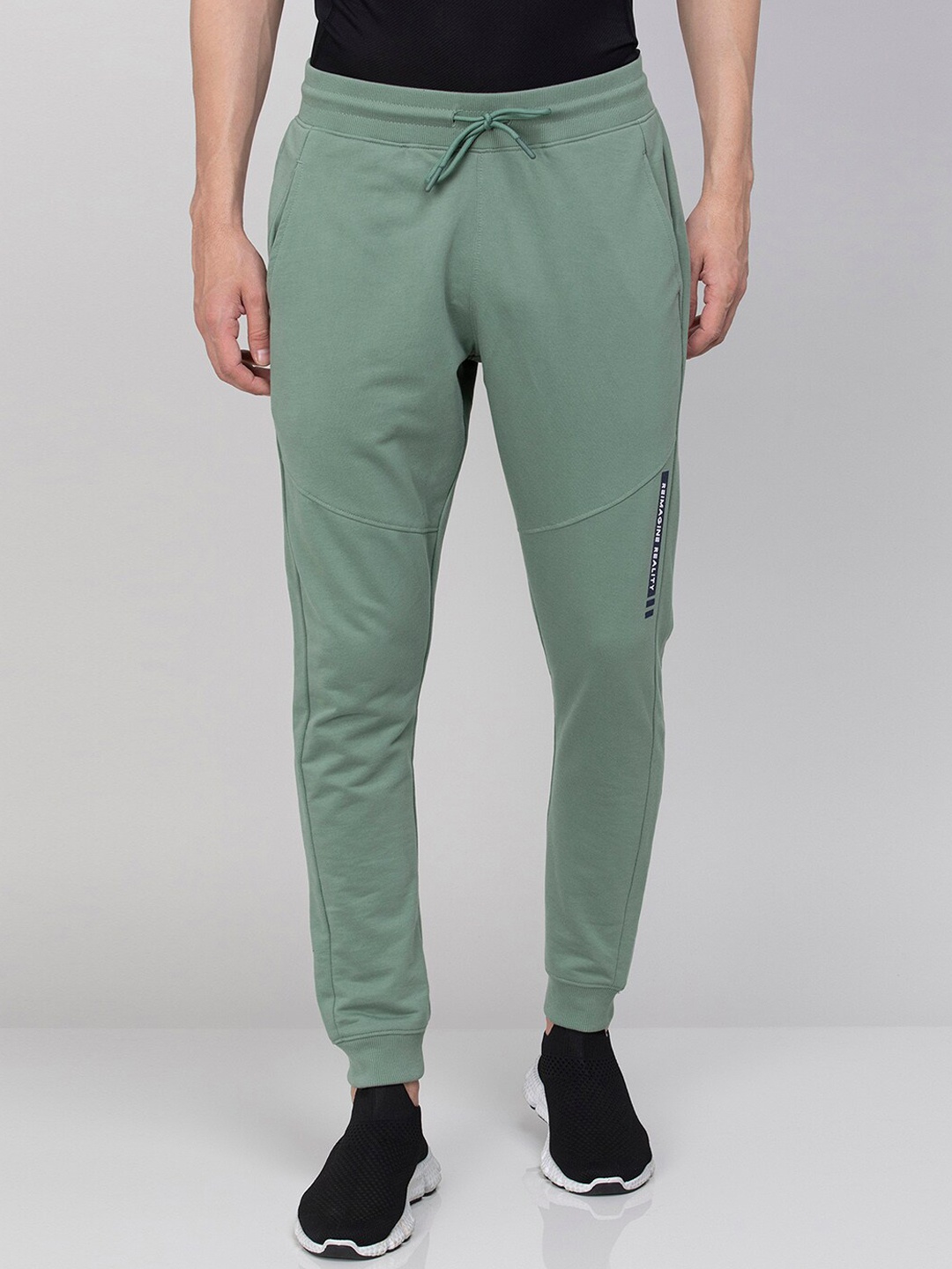 

Fame Forever by Lifestyle Men Cotton Regular-Fit Joggers, Green