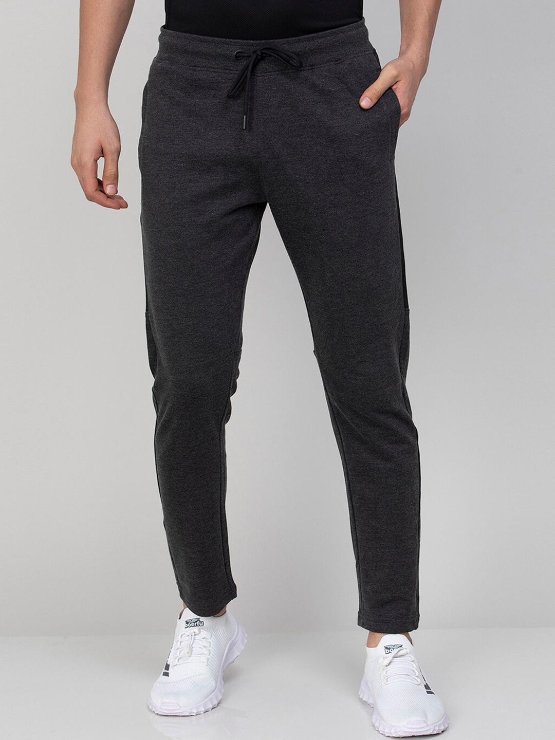 

Fame Forever by Lifestyle Men Cotton Regular-Fit Track Pants, Grey