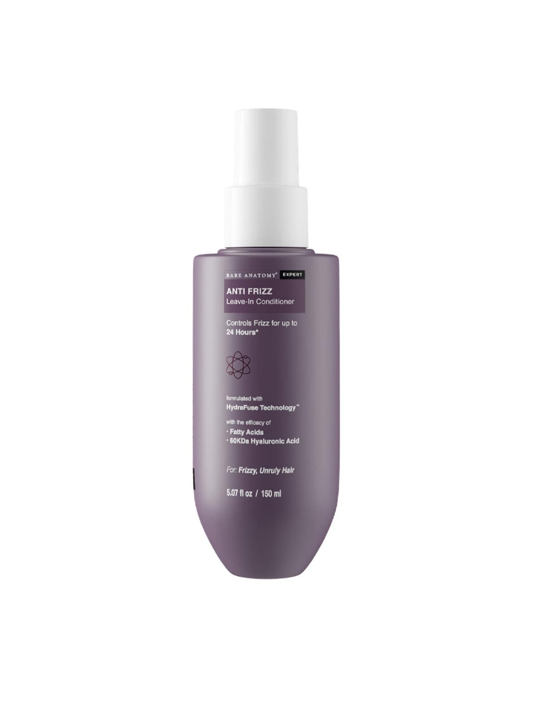 

Bare Anatomy HydraFuse Technology Anti-Frizz Leave-In Conditioner - 150 ml, Purple