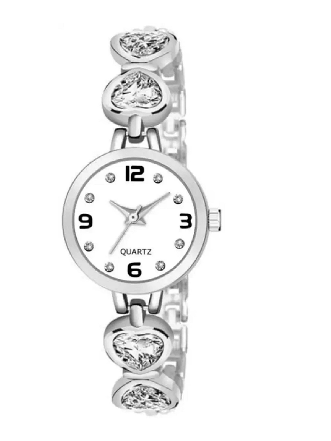 

WATCHSTAR Women Stainless Steel Bracelet Style Straps Analogue Watch Dil watch Silver