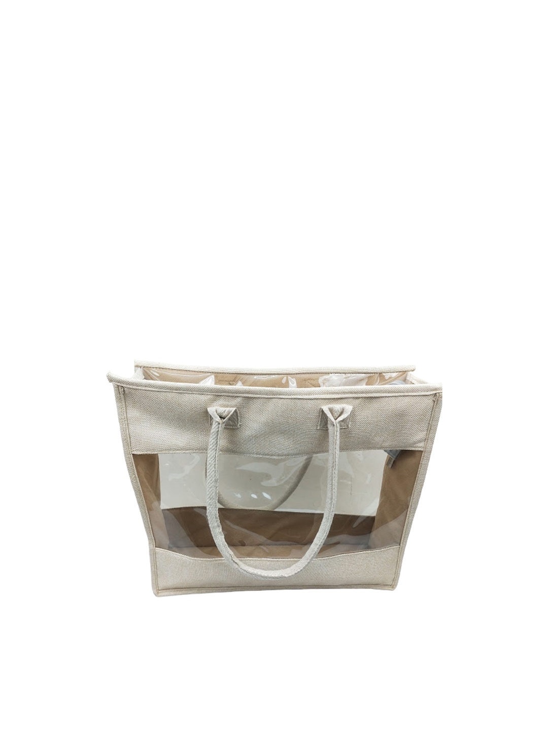 

LYF5STAR Beige Structured Shoulder Bag