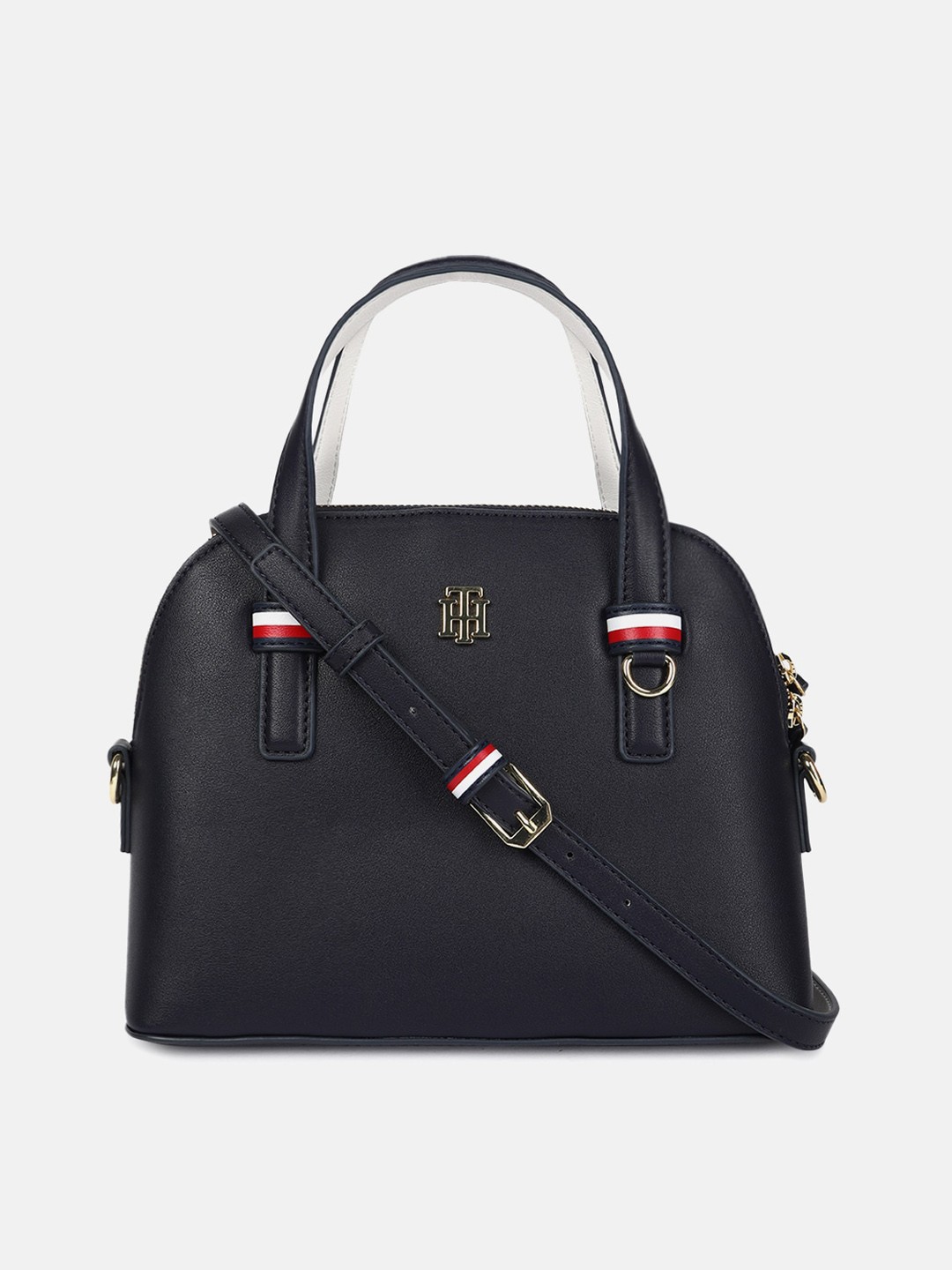 

Tommy Hilfiger Structured Handheld Bag, Navy blue