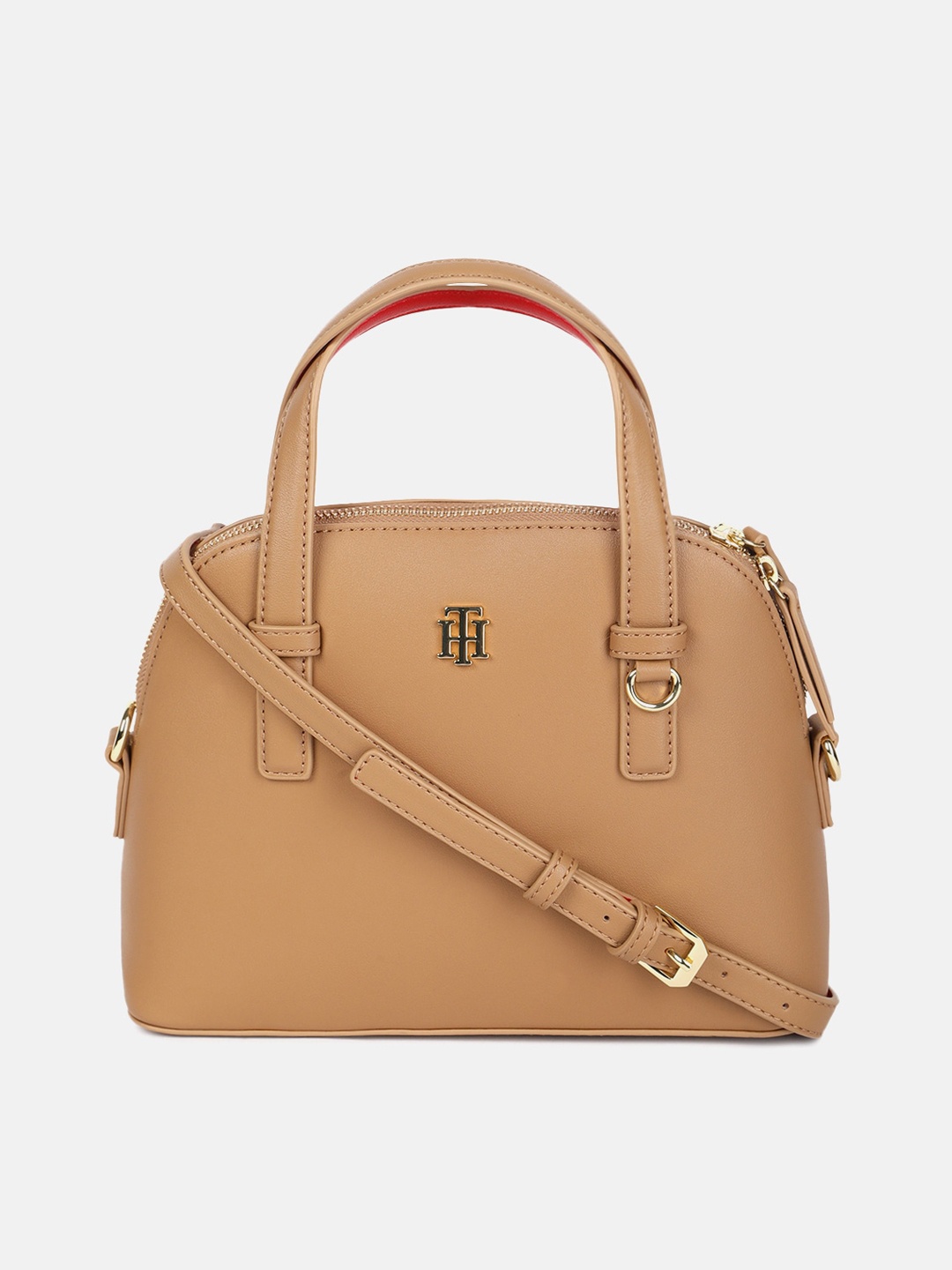 

Tommy Hilfiger Structured Handheld Bag, Brown