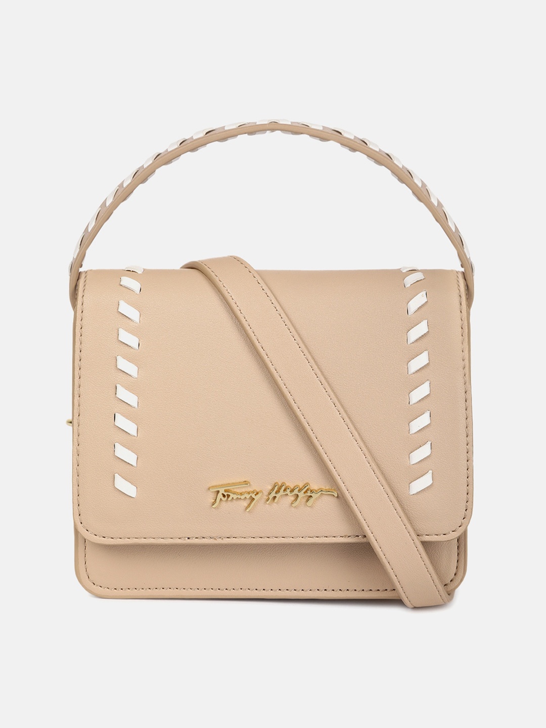 

Tommy Hilfiger Structured Handheld Bag, Beige