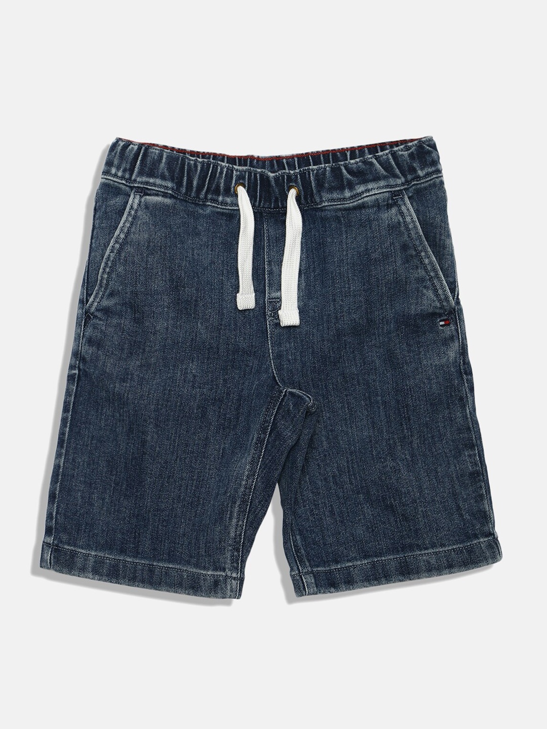 

Tommy Hilfiger Boys Mid-Rise Denim Shorts, Blue