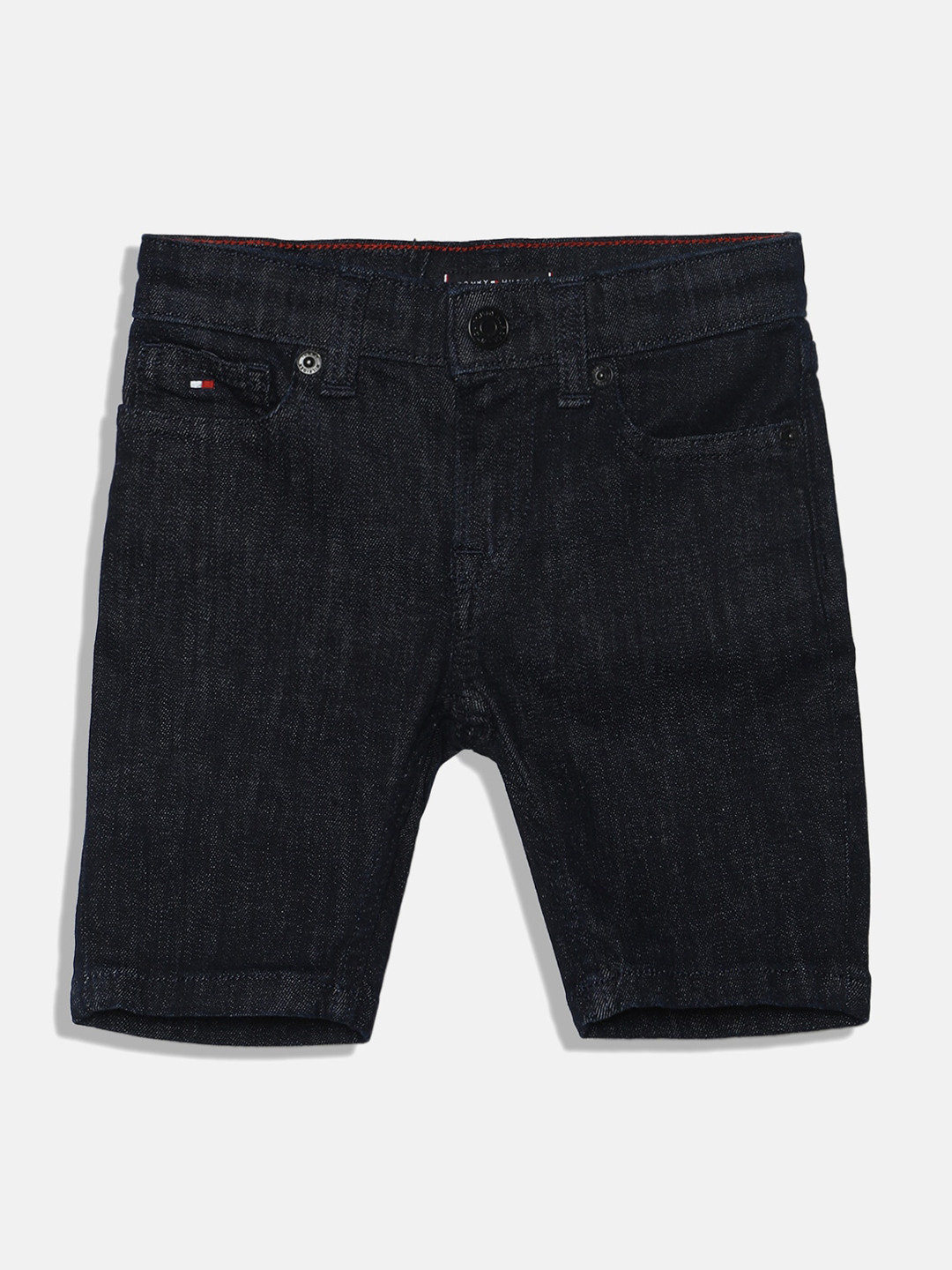 

Tommy Hilfiger Boys Mid-Rise Denim Shorts, Navy blue