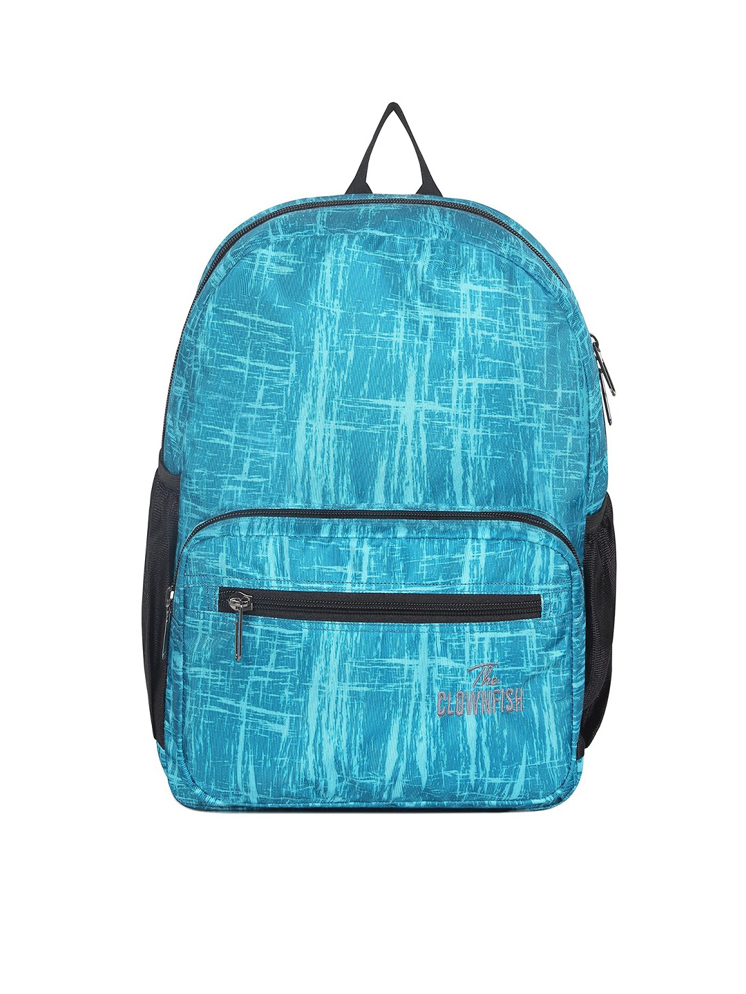 

THE CLOWNFISH Marcellus Textured Water-Resistance Backpack, Turquoise blue
