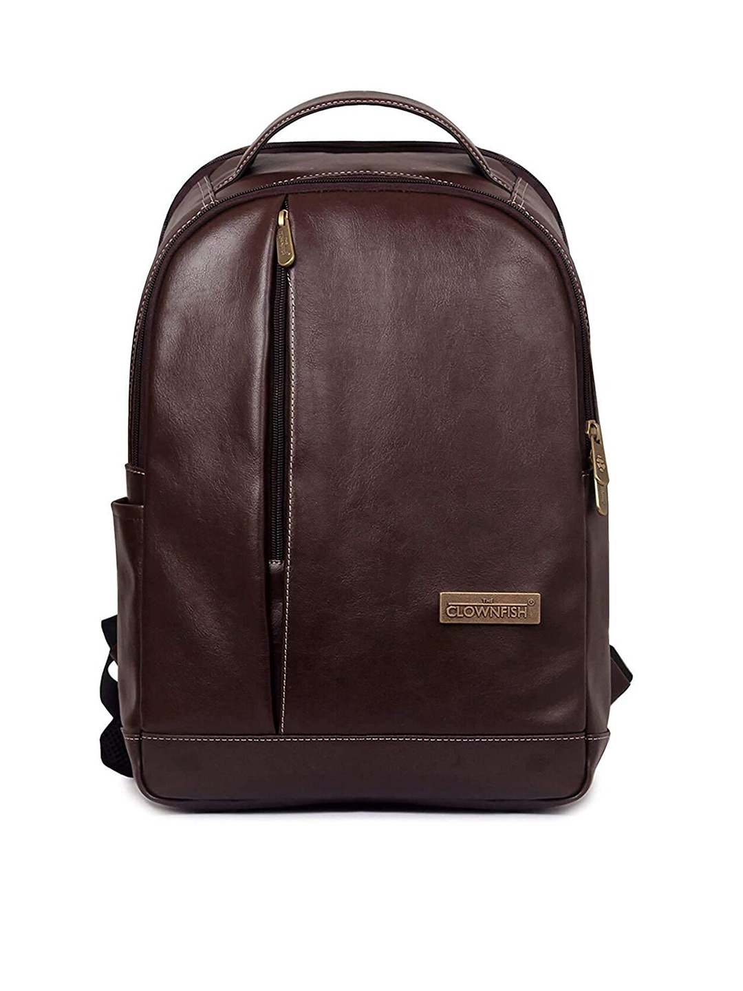 

THE CLOWNFISH Padded Shoulder Laptop Backpack, Tan