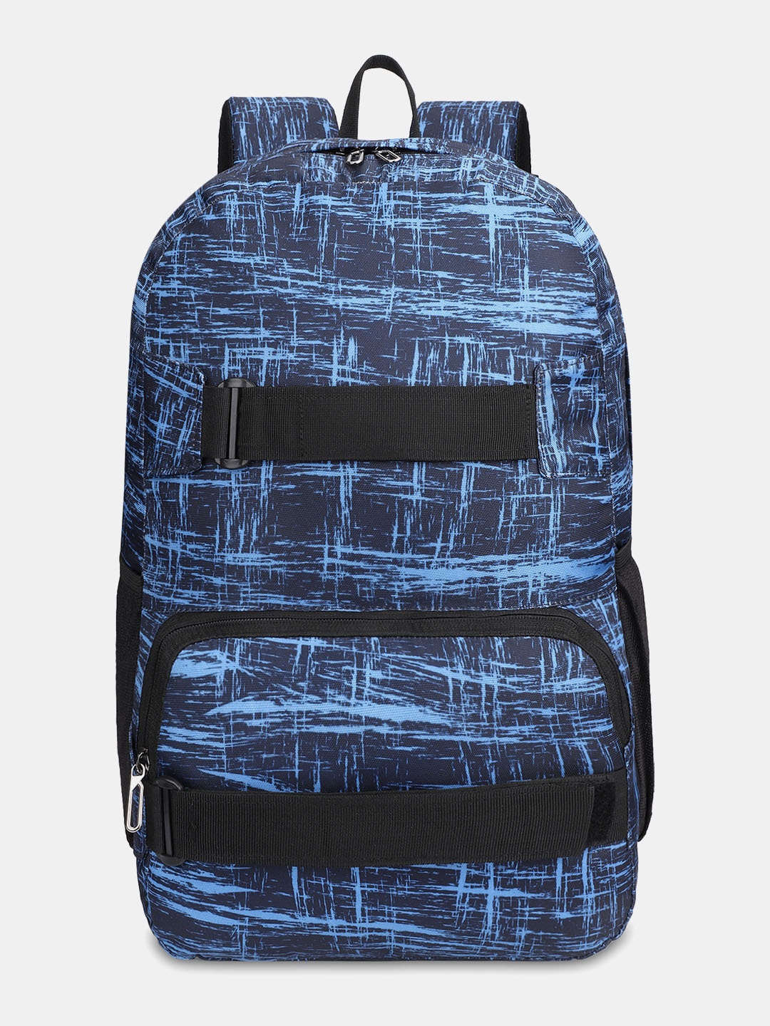 

THE CLOWNFISH Hamilton Structured Water Resistant Medium Size Backpack, Blue