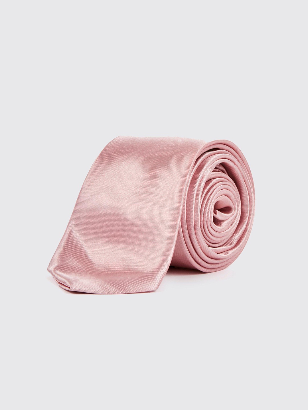 

boohooMAN Shimmery Party Skinny Tie, Pink