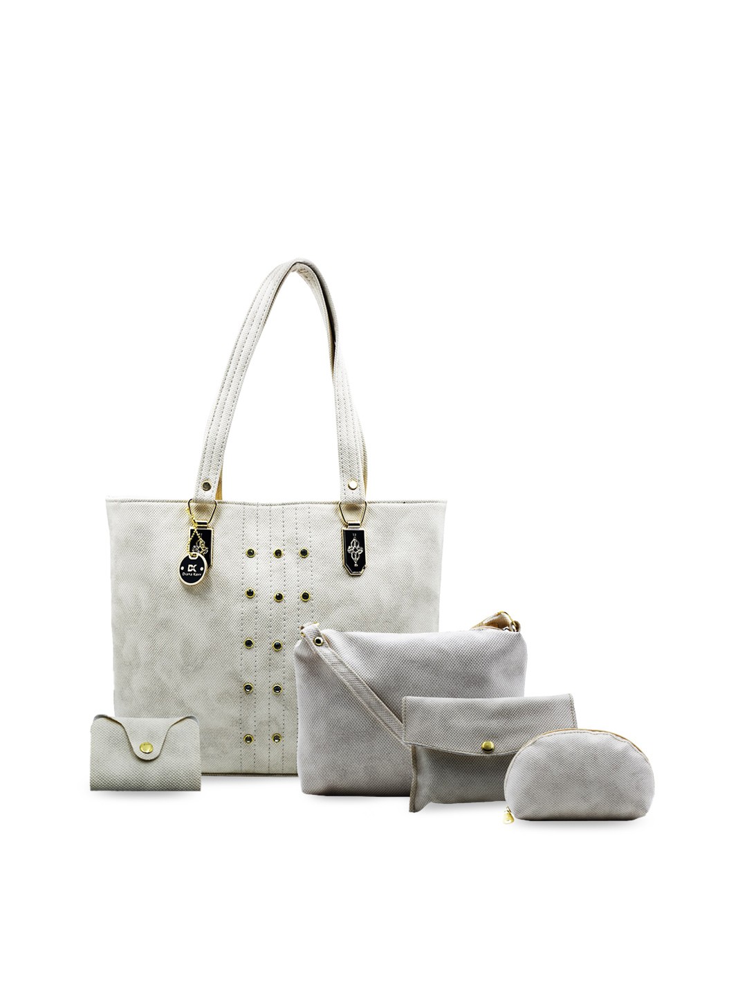 

Diana Korr PU Structured Handheld Bag, White