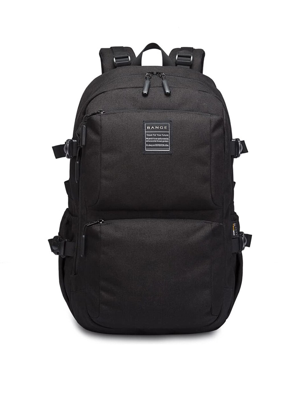 

THE CLOWNFISH Solid Waterproof Backpack, Black