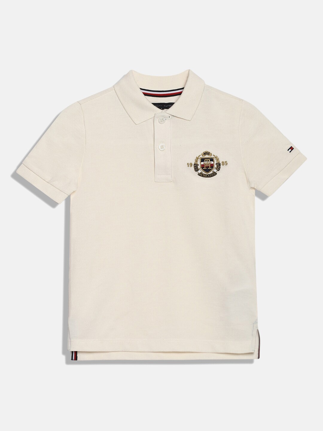 

Tommy Hilfiger Boys Polo Collar T-shirt, Off white