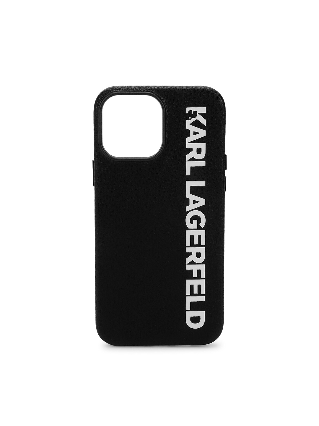 

Karl Lagerfeld Printed iPhone 13 Pro Max Phone Case, Black