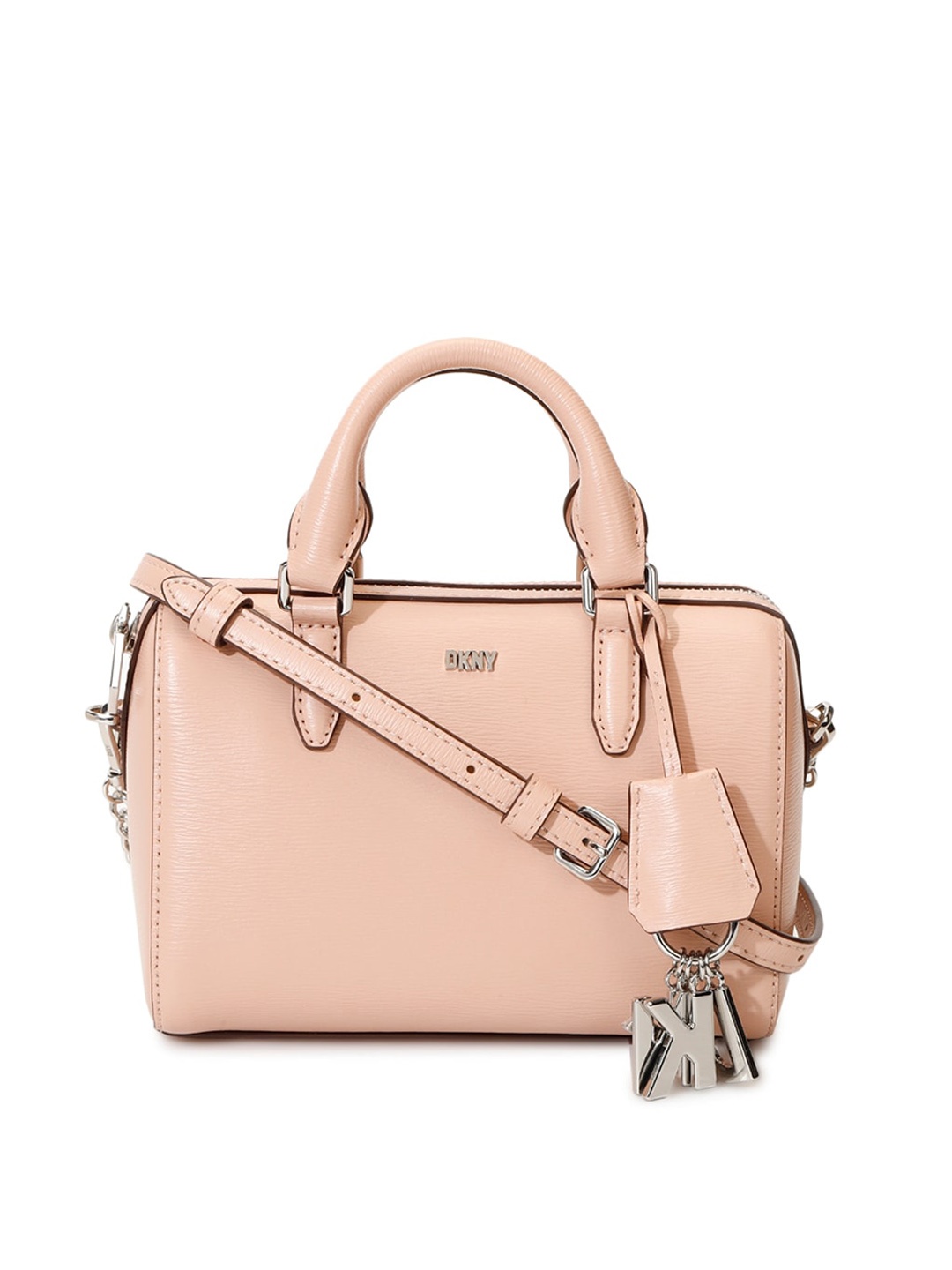 

DKNY Leather Structured Shoulder Bag, Pink