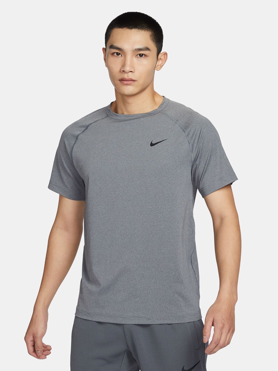 

Nike Brand Logo Dri-FIT Training or Gym T-shirt, Grey